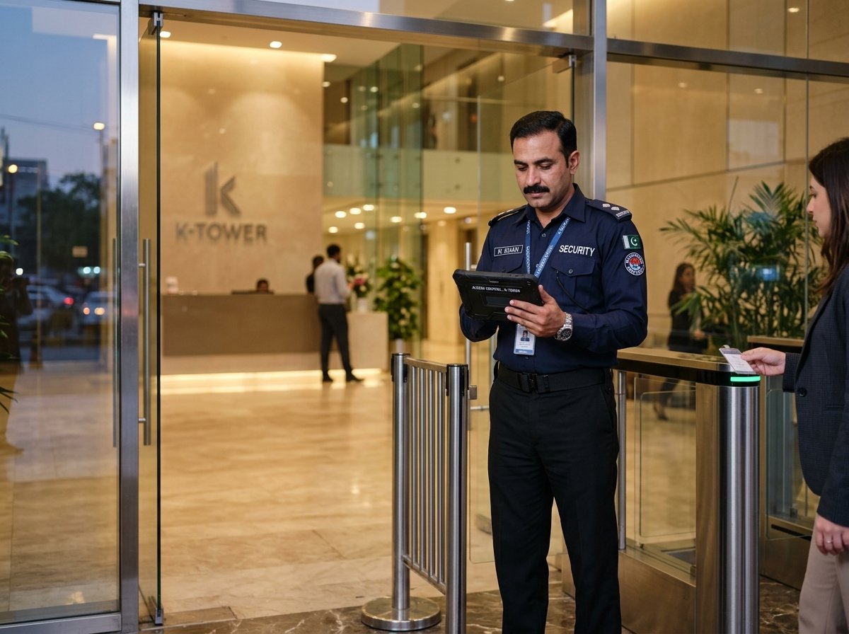 Commercial security guard